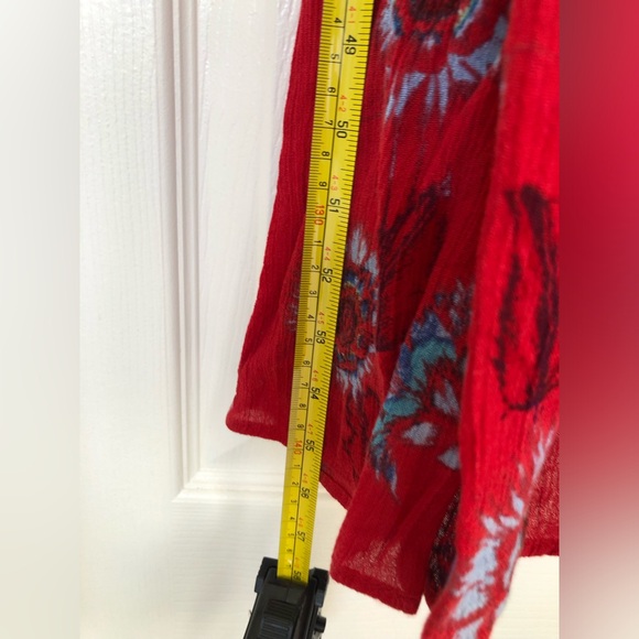 Free People Intimately Garden Party Red Maxi Dress - Picture 14 of 15